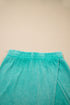 Mineral Wash Tank Top Split Skirt Two Piece Dress
