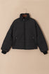 Exclusive Zip Up Pocketed Insulated Puffer Jacket