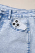 Cotton Polyester Denim Pull On Barrel Jeans
