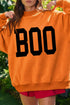 Ghost Reversible Print Mock Neck Pullover Sweatshirt