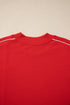 Stand Neck Long Sleeve Regular Fit Sweatshirt