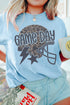 Leopard Print Lightning Star Helmet Graphic Tee