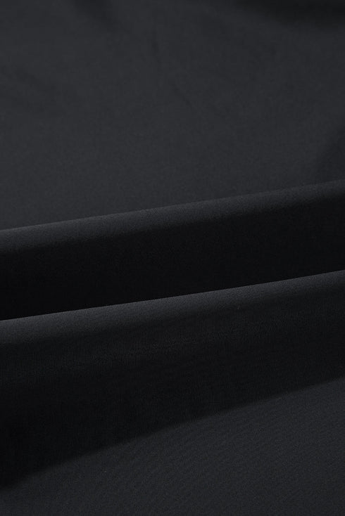 Wide Waistband Smooth Stretch Mini Swim Skirt