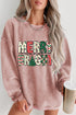 Merry And Bright Corduroy Crew Neck Holiday Pullover
