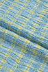 Gingham Plaid Smocked Lace Trim Ruffle Tank Top
