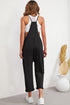 Solid Casual Adjustable Spaghetti Strap Straight Leg Jumpsuit