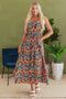 The Coastal Breeze Floral Maxi Dress