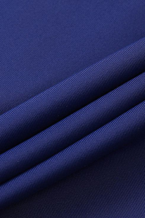 Wide Waistband Smooth Stretch Mini Swim Skirt