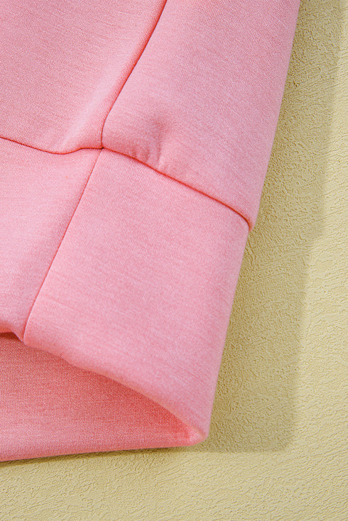 Sporty Half Zip Pullover Mini Skort Two Piece Dress