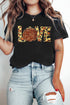 Sequin Pumpkin Leopard Print Love Graphic Tee