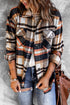Relaxed Fit Brushed Plaid Button Down Shirt