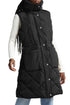 Casual Quilted Longline Stand Collar Puffer Vest