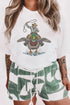 Western Duck Print Graphic Novelty Statement Tee