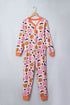 Allover Pumpkin Print Long Sleeve Coordinated Lounge Set