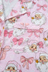 Abstract Print Full Length Long Sleeve Lounge Set