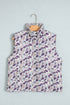 Camouflage Puffer Stand Neck Zip Up Sleeveless Vest