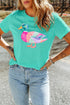 Polyester Cotton Mallard Duck Graphic Western Tee
