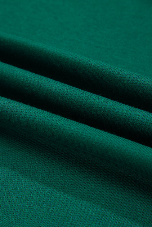 Varsity Stripe Contrast Trim Pullover Skort Two Piece Dress