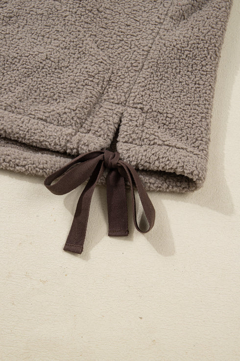 Exclusive Western Side Bow Sherpa Fleece Vest