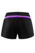 Contrast Waistband Tie Front Swim Shorts
