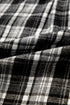 Plaid Long Sleeve V Neck Shift Shirt Jacket