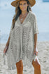 Bohemian Openwork Tassel Hem Swim Cover Up