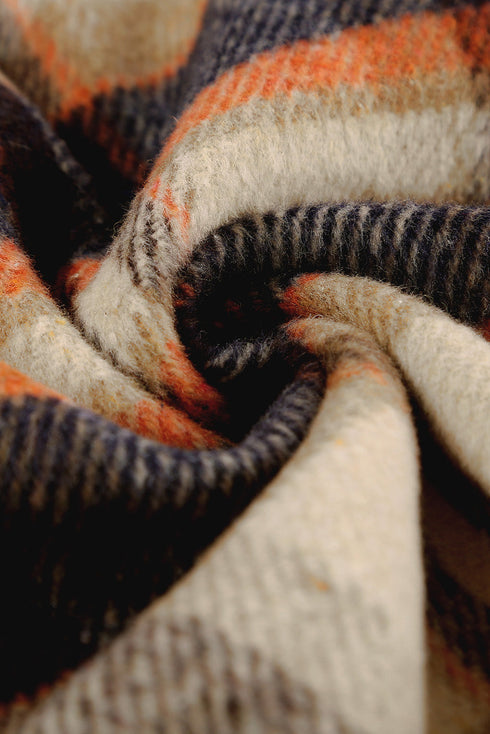 Relaxed Fit Brushed Plaid Button Down Shirt