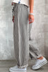Southern Belle Striped Drawstring Loose Denim Pants