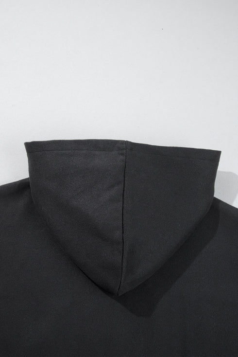 Casual Stretch Zip Up Hooded Coat