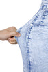 Cotton Polyester Denim Pull On Barrel Jeans