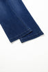 High Rise Wide Leg Pocketed Stretch Denim Jeans