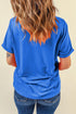 Leopard Bow Polka Dot Print Graphic Tee