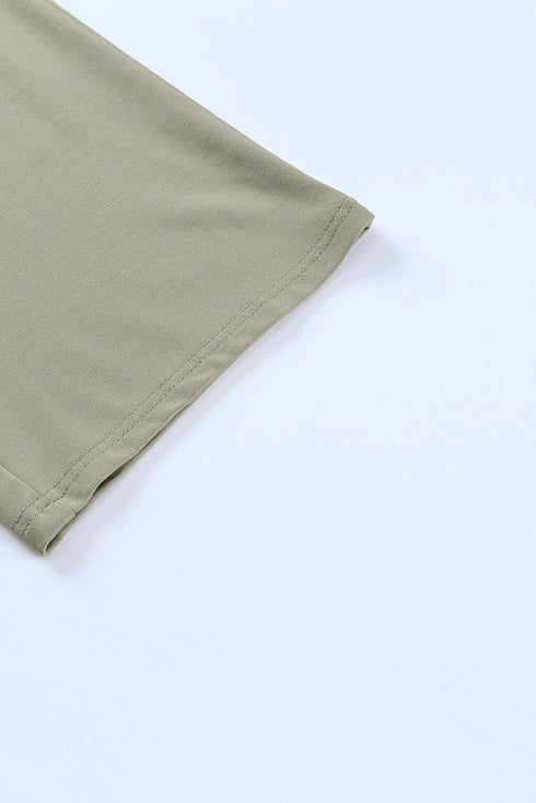 Solid Casual Adjustable Spaghetti Strap Straight Leg Jumpsuit