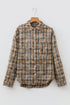 Retro Plaid Long Sleeve Button Down Everyday Casual Shirt
