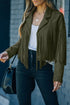 Cropped Faux Suede Western Fringe Tassel Jacket