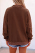 Pray Polka Dot High Neck Tunic Sweatshirt