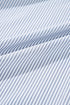 Pinstripe Smocked Cuff Button Front Long Sleeve Shirt