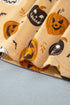 Pumpkin Print Two Piece Long Sleeve Lounge Set