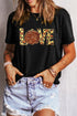 Sequin Pumpkin Leopard Print Love Graphic Tee