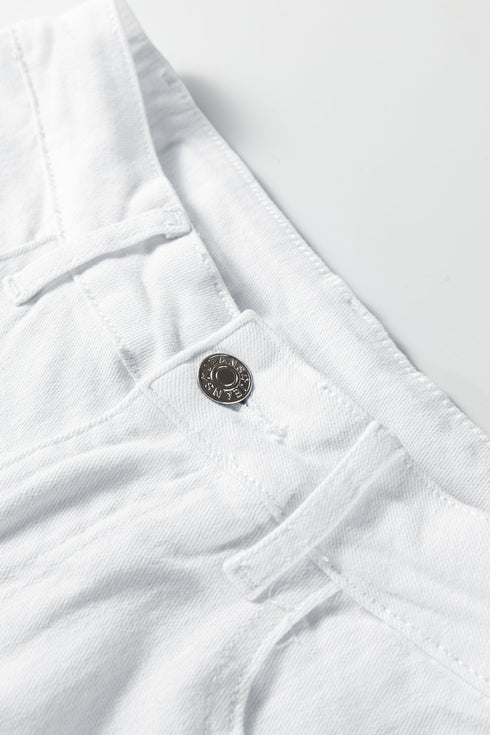 Bow Knot Side Detail Loose Wide Leg Jeans