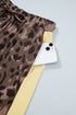Leopard Print Long Sleeve V Neck Wide Leg Pant Set