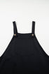 Minimalist Button Strap Pinafore Overall Dress