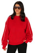 Stand Neck Long Sleeve Regular Fit Sweatshirt