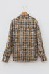 Retro Plaid Long Sleeve Button Down Everyday Casual Shirt