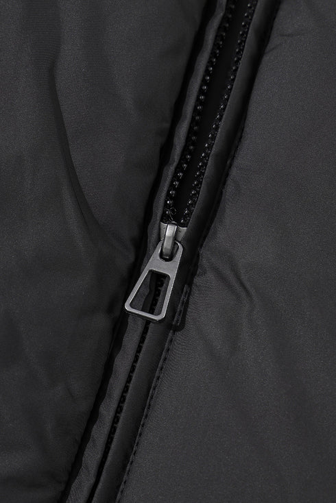 Exclusive Zip Up Pocketed Insulated Puffer Jacket