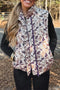 Camouflage Puffer Stand Neck Zip Up Sleeveless Vest