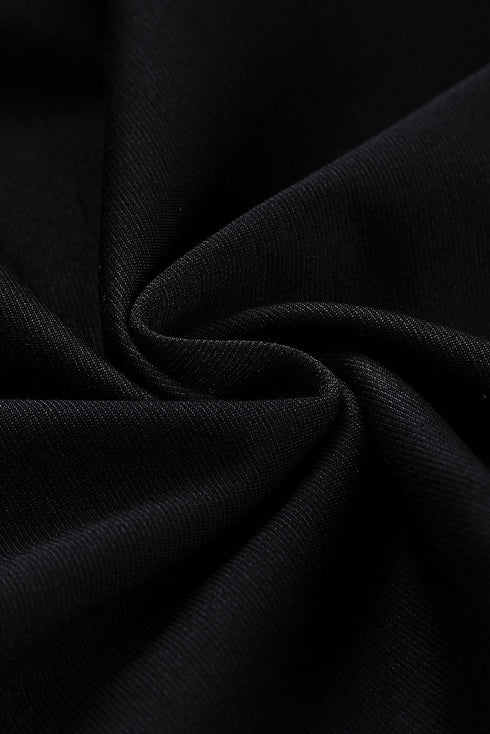 Solid Casual Adjustable Spaghetti Strap Straight Leg Jumpsuit