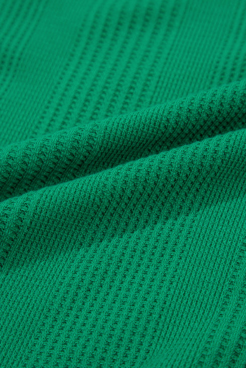 Textured Ribbed Ruffle Tank Top Wide Leg Pant Set