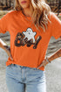 Light Catching Sequin Ghost Graphic T Shirt