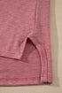 Raw Seam Patchwork Long Sleeve Top Pocket Two Piece Pant Set
